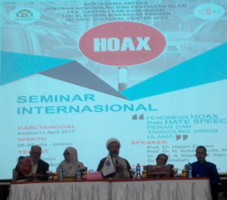 Gambar JURUSAN KPI ADAKAN SEMINAR INTERNASIONAL HOAX